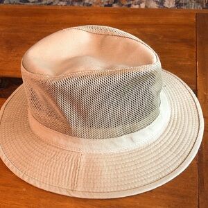 Men's Tan Mesh Sun Hat